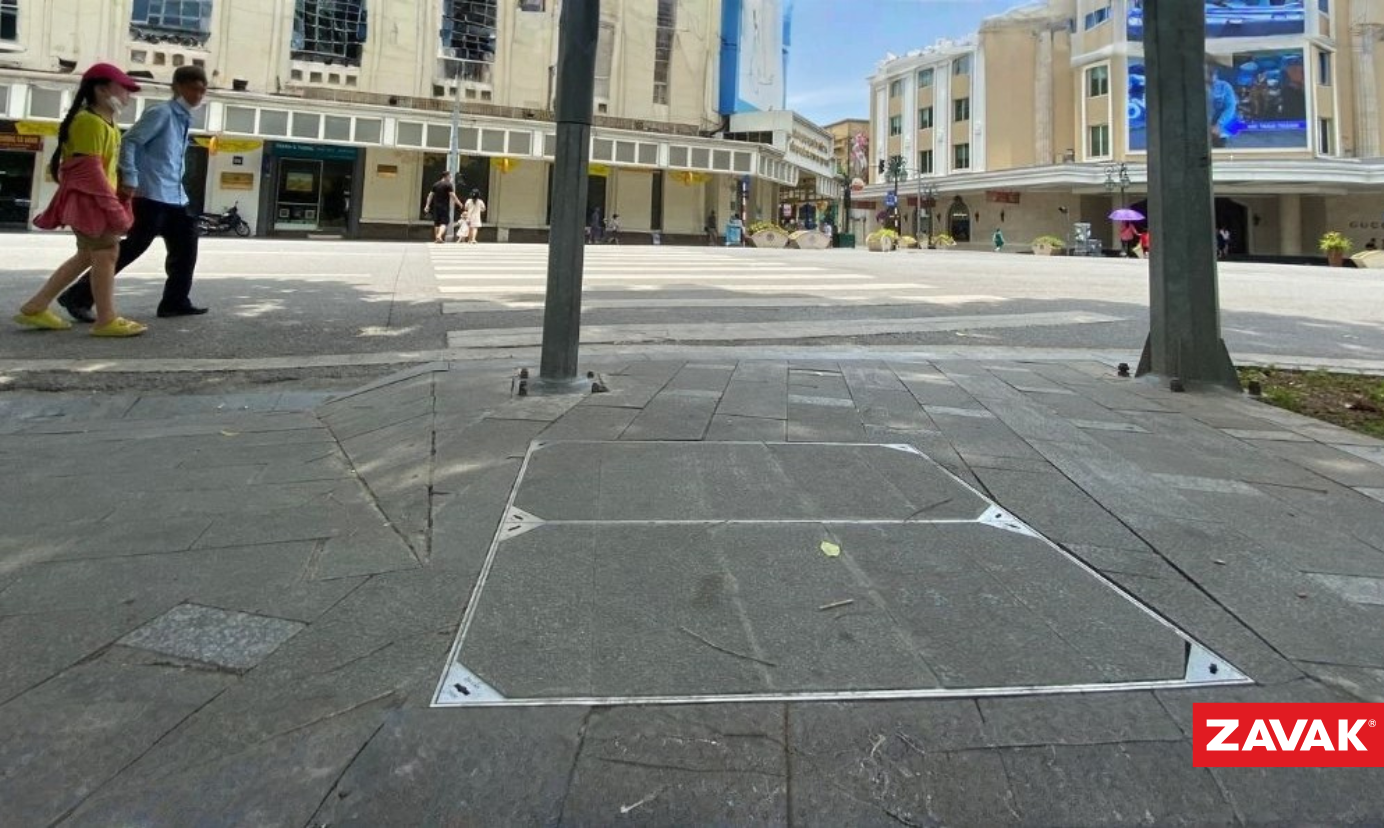 Mẫu Nắp Hố Ga Vỉa Hè Lát Gạch Chuẩn, Đẹp