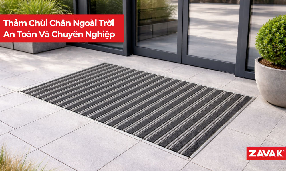 Thảm Chùi Chân Ngoài Trời An Toàn Và Chuyên Nghiệp 