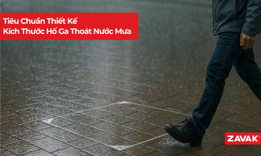 Tiêu Chuẩn Thiết Kế Kích Thước Hố Ga Thoát Nước Mưa